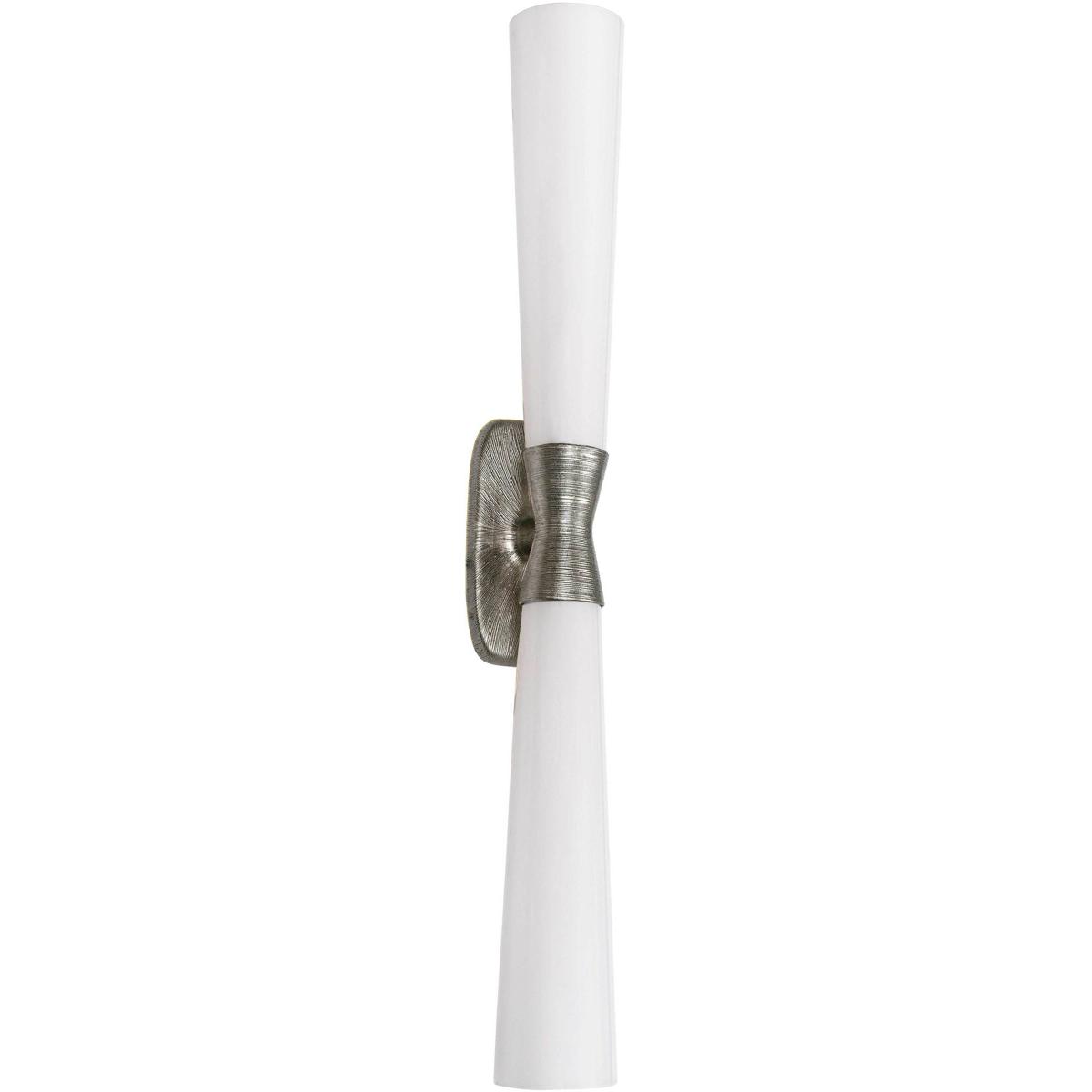 Dainolite WTY-312W-SLV Whitney 2 Light 4.75 inch Silver Wall Sconce Wall Light