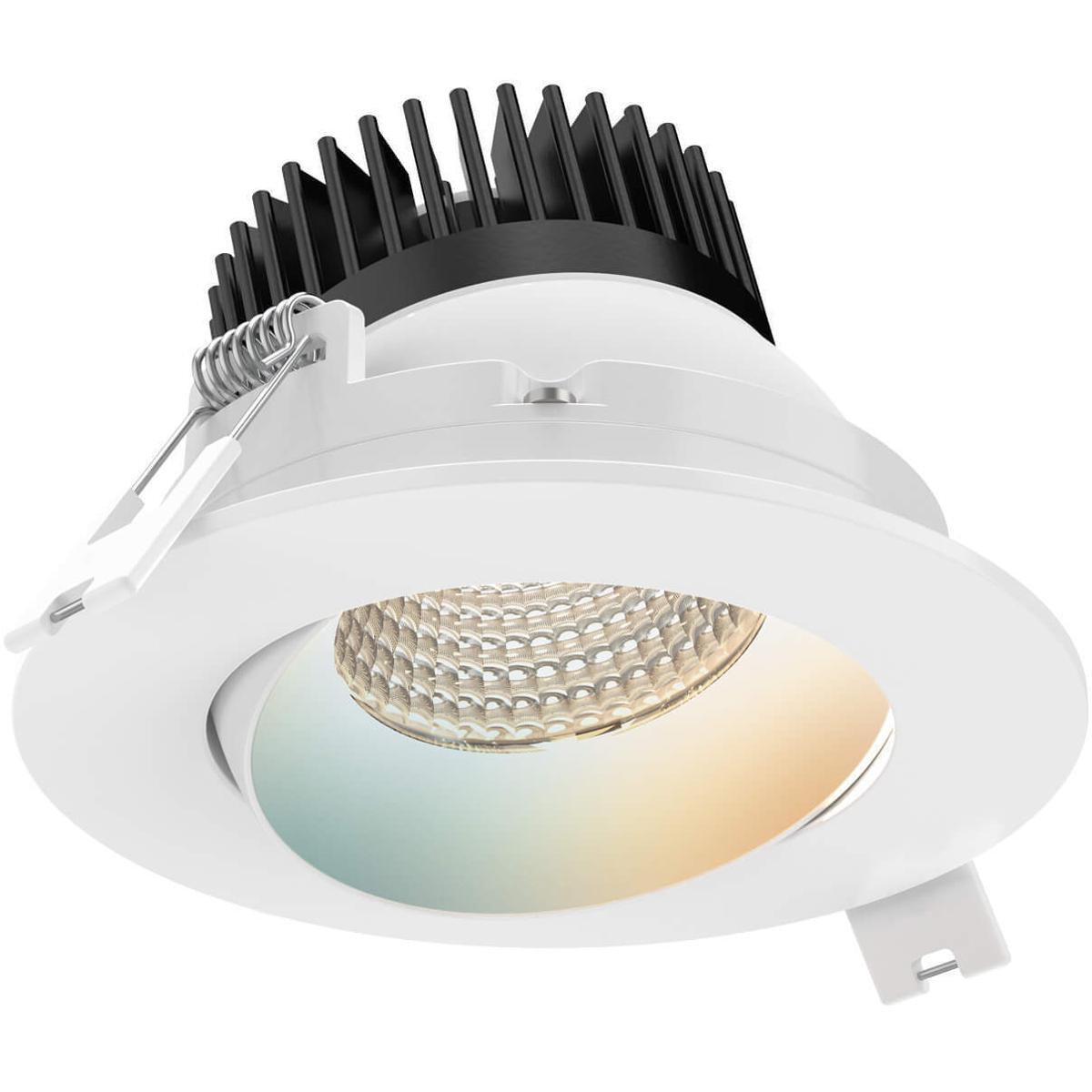 DALS Lighting DCPGBR35WH Revolve Pro White Recessed Smart