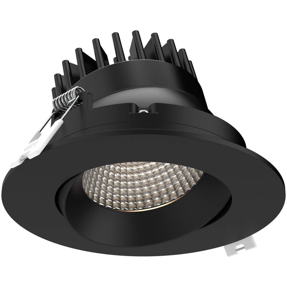DALS Lighting GBR04CCBK Revolve White Directional Recessed Light