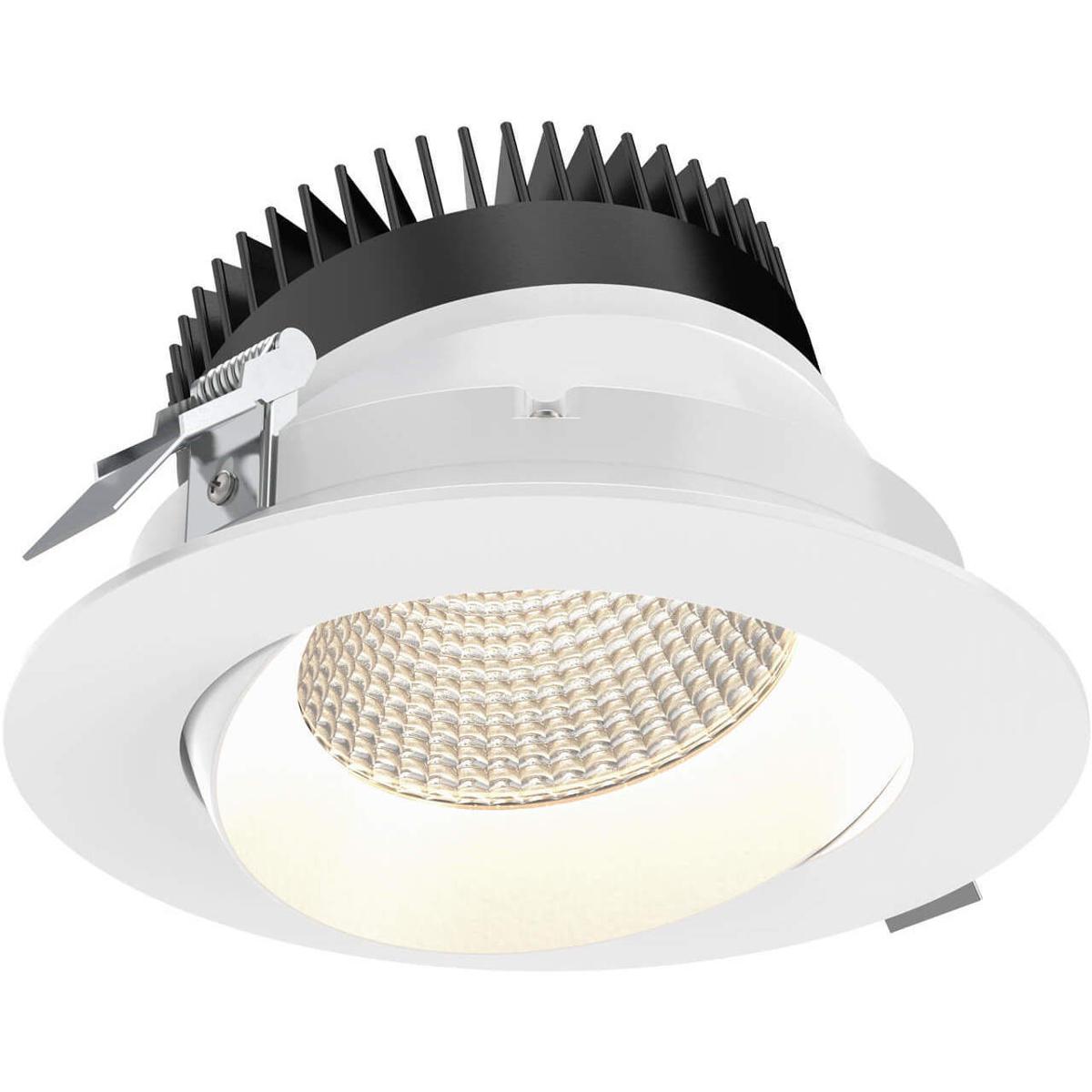 DALS Lighting GBR06DWWH Revolve White Directional Recessed Light