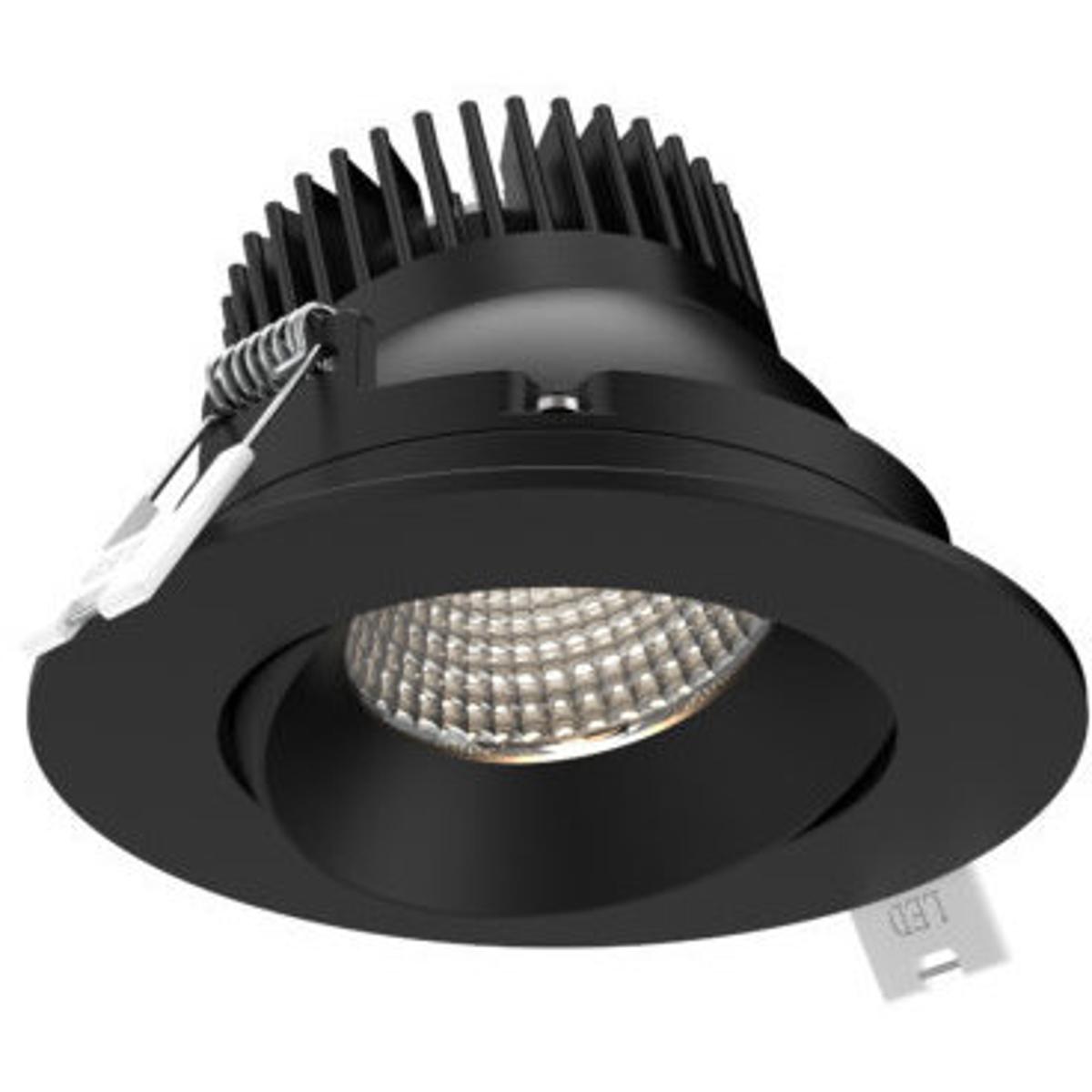 DALS Lighting GBR35CCBK Revolve Black Regressed Gimbal Downlight