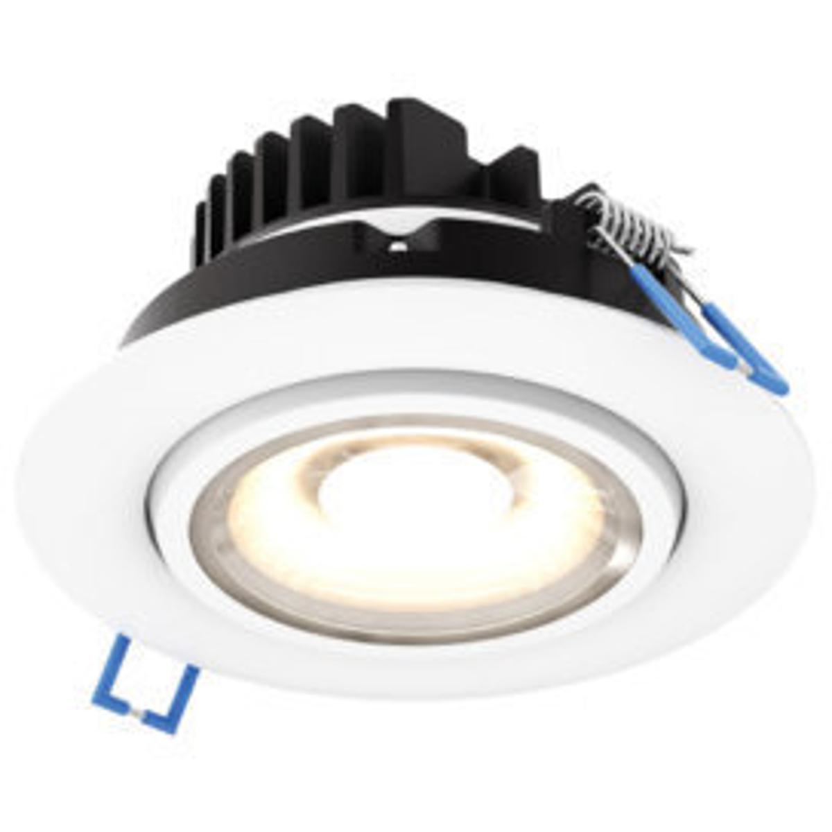 DALS Lighting GMB4-CC-WH Scope White 11.00 watt LED Directional in Color Temperature Changing, Recessed Gimbal Light