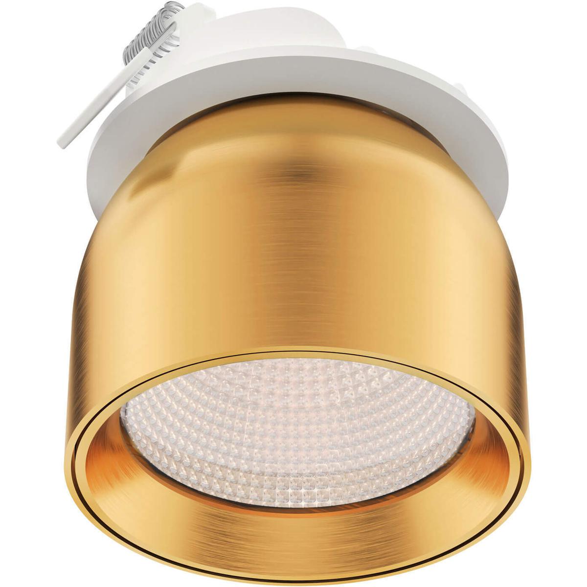 DALS Lighting GSP3-CC-GD Horus Black Directional Recessed Light