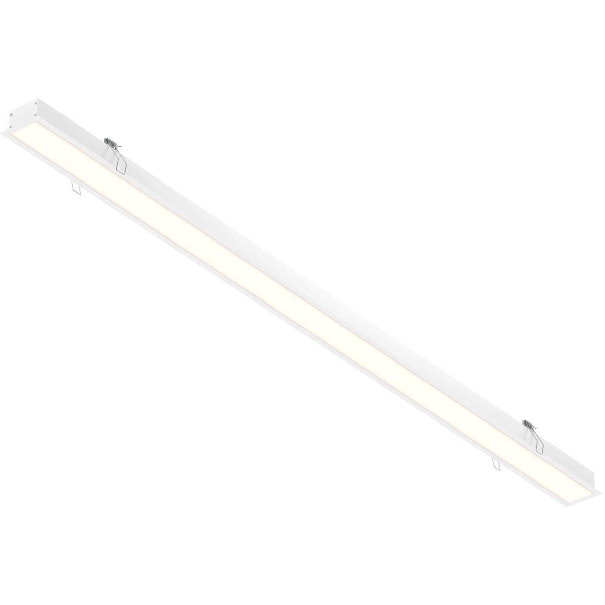 DALS Lighting LNR48CCWH Boulevard White Recessed Linear
