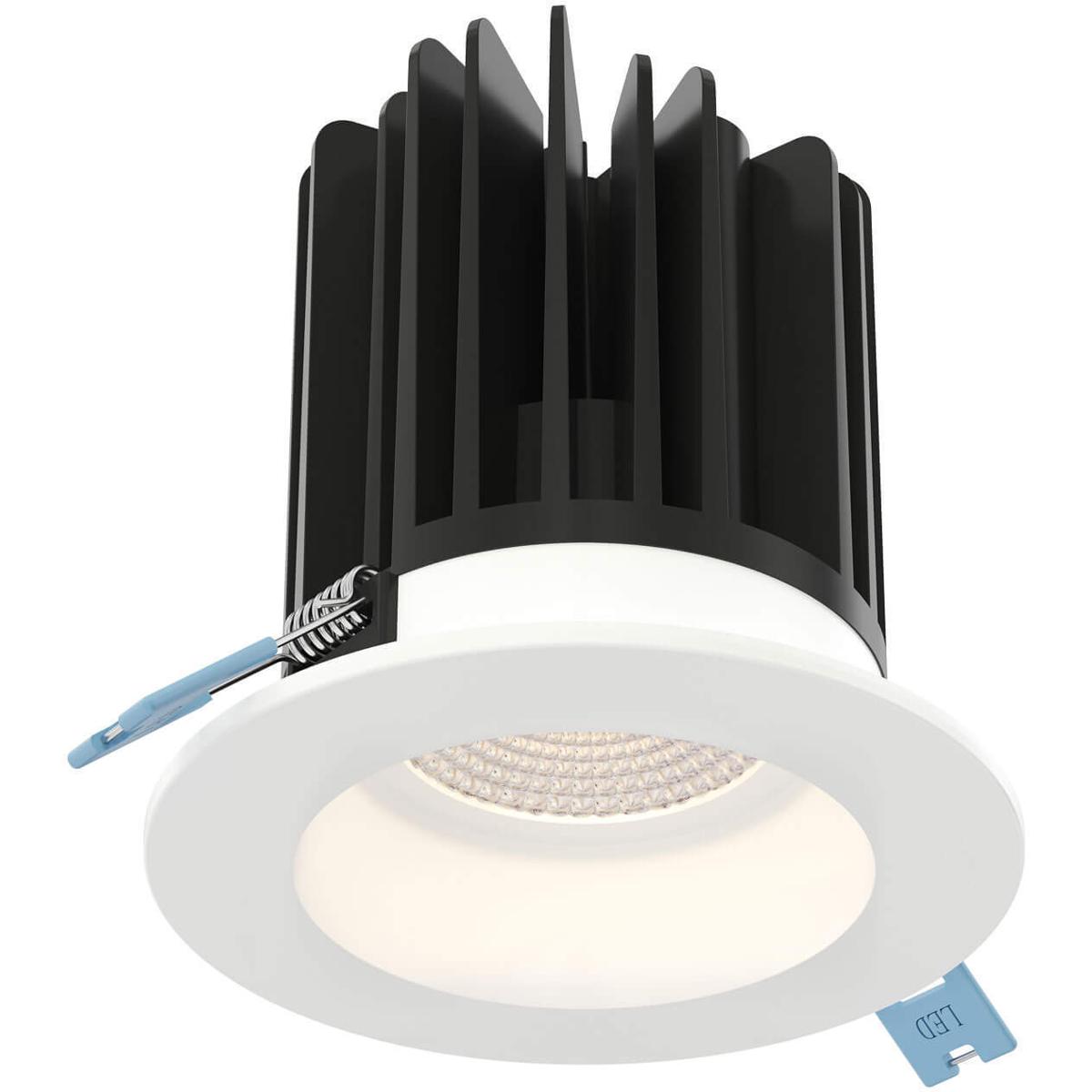 Element 4'' High Powered Regressed 5CCT LED Multi-Voltage Downlight in White