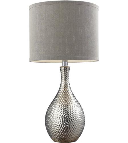 hammered table lamp