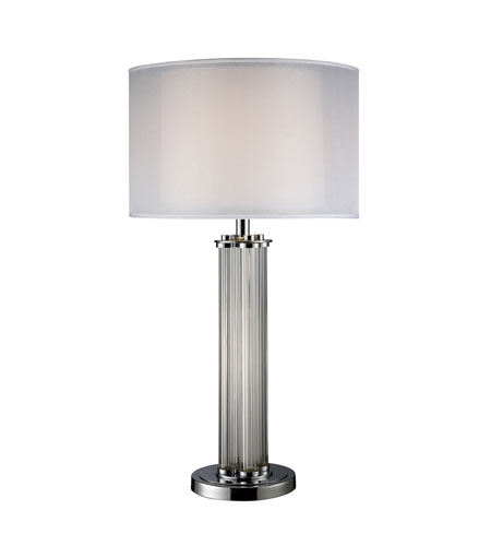 Hallstead 1 Light Table Lamps in Chrome D1614