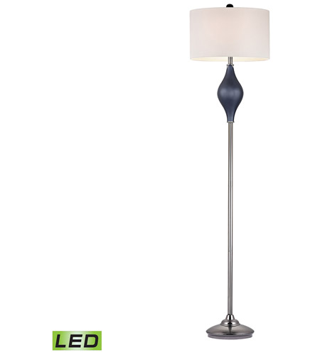 Chester 1 Light Floor Lamp In Navy Blue, Navy Blue Floor Lamp