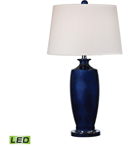 Dimond Lighting D2524 Led Halisham Table Lamp Navy Blue With