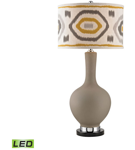 clay table lamp