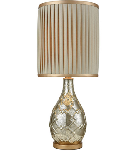 gold and silver table lamps