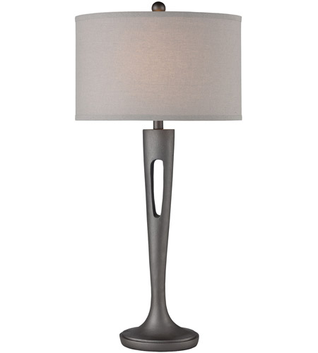 pewter table lamp