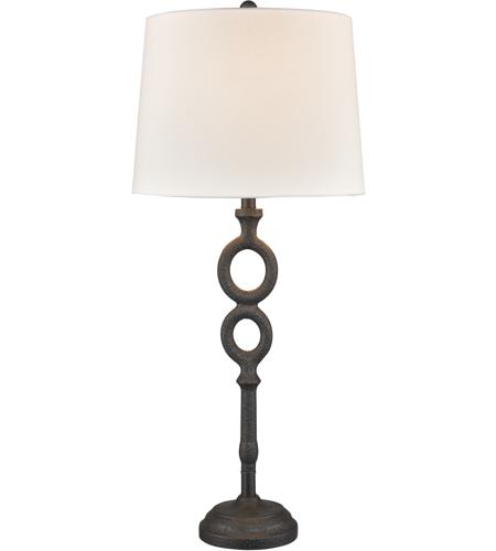 150 Watt Bronze Table Lamp Portable Light, Hammered Bronze Table Lamps