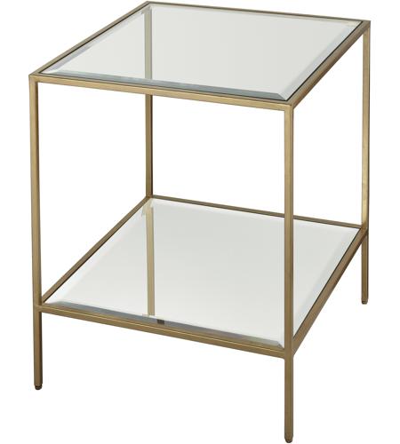 Dimond Home 1114-301 Scotch Mist 21 inch Gold Leaf/Clear Glass/Mirror Accent Table photo