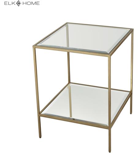 Dimond Home 1114-301 Scotch Mist 21 inch Gold Leaf/Clear Glass/Mirror Accent Table 1114-301_alt9.jpg