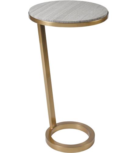 Dimond Home 1241-001 Emett 16 inch Cafe Bronze / Gray Marble Accent Table