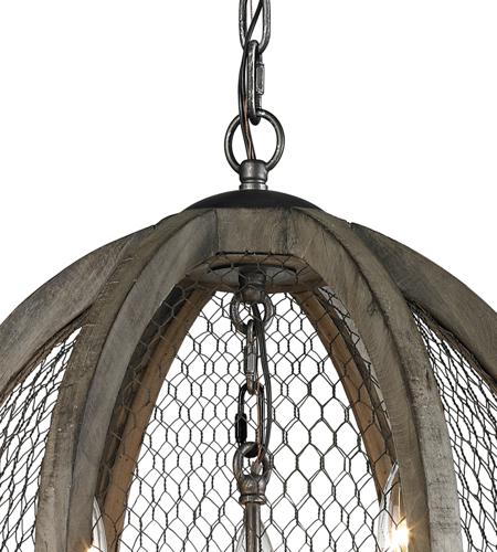Dimond Home 140-007 Renaissance Invention 3 Light 18 inch Aged Wood/Bronze/Clear Crystal Chandelier Ceiling Light in Small, Small 140-007_alt3.jpg