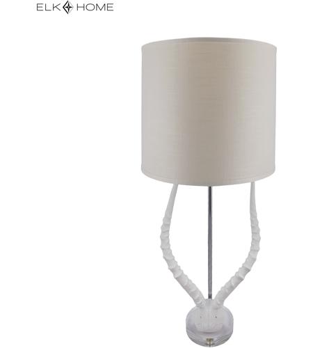 Dimond Home 225091 Faux Horn 31 inch 100 watt White Table Lamp Portable Light 225091_alt9.jpg