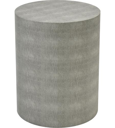 Dimond Home 3169-120 Dexter 16 inch Gray Faux Shagreen Accent Table photo