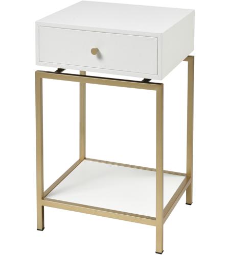 Dimond Home 3169-143 Clancy 25 X 16 inch White / Gold Accent Table