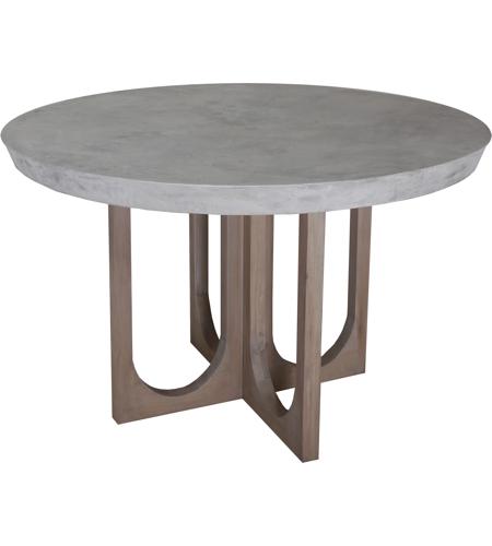 Dimond Home 7011-1497 Innwood 54 inch Waxed Concrete and Blonde Stain Outdoor Dining Table, Round
