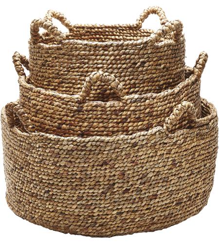 Dimond Home 784083 Natural Low Rise 24 X 10 inch Basket, Nested photo