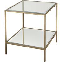 Dimond Home 1114-301 Scotch Mist 21 inch Gold Leaf/Clear Glass/Mirror Accent Table photo thumbnail