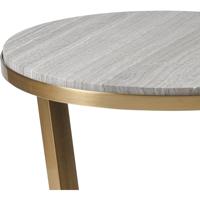 Dimond Home 1241-001 Emett 16 inch Cafe Bronze / Gray Marble Accent Table 1241-001_alt6.jpg thumb