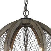 Dimond Home 140-007 Renaissance Invention 3 Light 18 inch Aged Wood/Bronze/Clear Crystal Chandelier Ceiling Light in Small, Small 140-007_alt3.jpg thumb