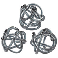 Dimond Home 154-019/S3 Glass Knots Grey Ornamental Accessory thumb