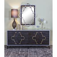 Dimond Home 7011-1511 Stellenbosch 72 X 22 inch Dark Stain with White and Polished Brass Credenza 7011-1511_rm1.jpg thumb