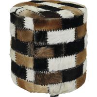 Dimond Home 7162-089 Patchwork 18 inch Natural Ottoman thumb