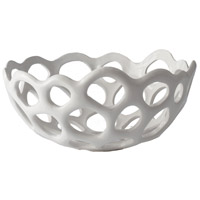 Dimond Home 724020 Perforated Porcelain 12 X 6 inch Bowl in Small, Small thumb