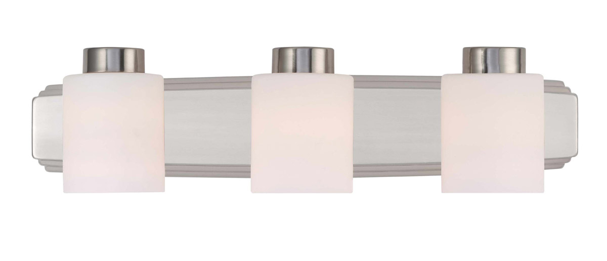 Dolan Designs 3503-09 Westport 3 Light 24 inch Satin Nickel Bath Bar Wall Light