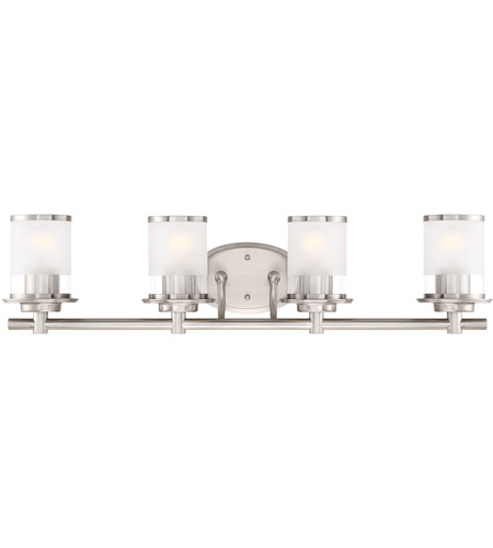 Designers Fountain 6694 Sp Essence 4 Light 33 Inch Satin Platinum Bath Vanity Wall Light