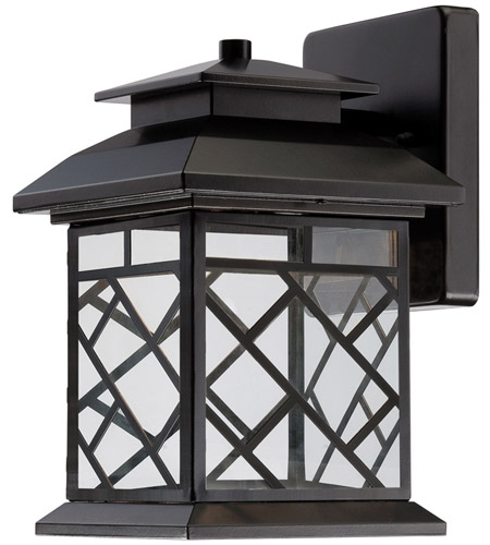 Oil Rubbed Bronze Outdoor Wall Lantern, Woodmere Oil Rubbed Bronze Outdoor Led Wall Lantern Sconce