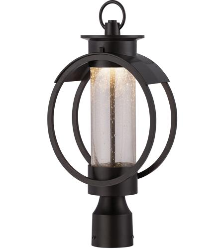 Emliviar Outdoor Post Lighting Fixture 17 Inch 1 Light Exterior Post Light In Black Finish With Seeded Glass A2202110p1 Amazon Com