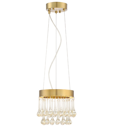 Designers Fountain Led88130 Lxg Lucienne Led 8 Inch Luxor Gold Mini Pendant Ceiling Light