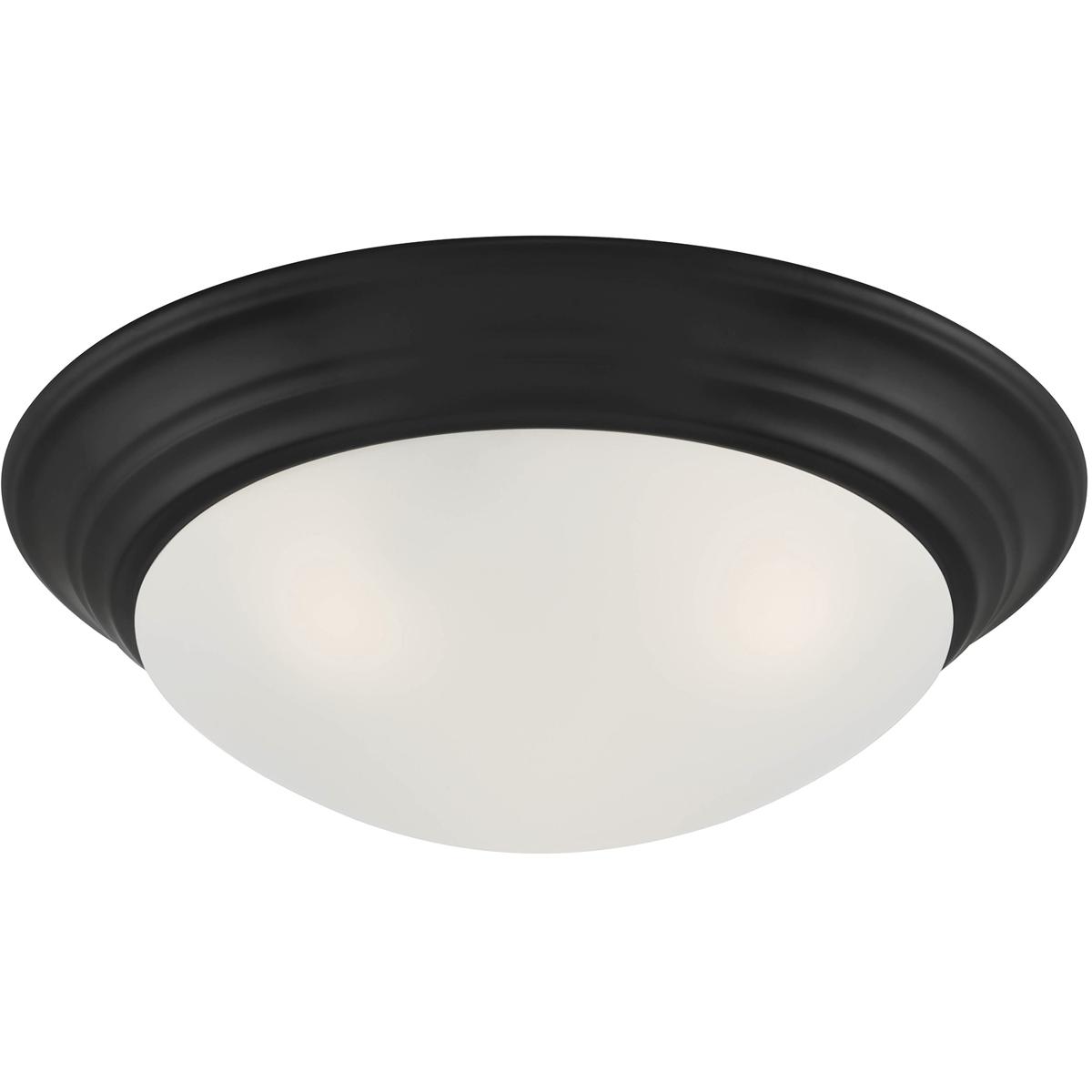 Designers Fountain 1360L-MB Tap 3 Light 17 inch Matte Black Flush Mount Ceiling Light