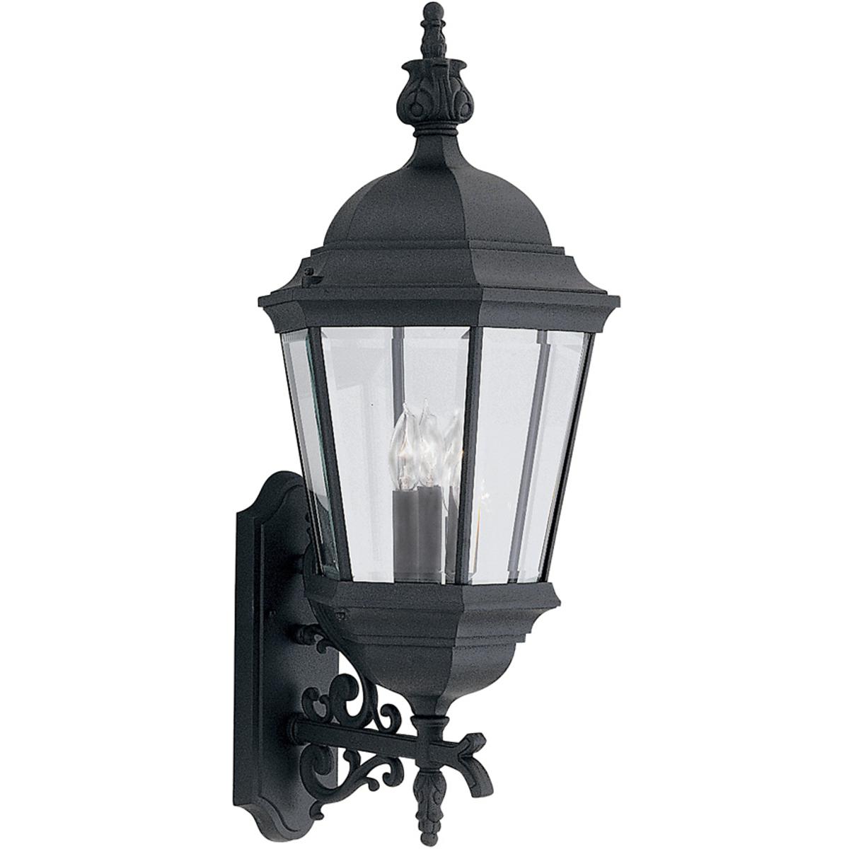 Designers Fountain 2952-BK Builder 3 Light 31 inch Black Outdoor Wall Lantern