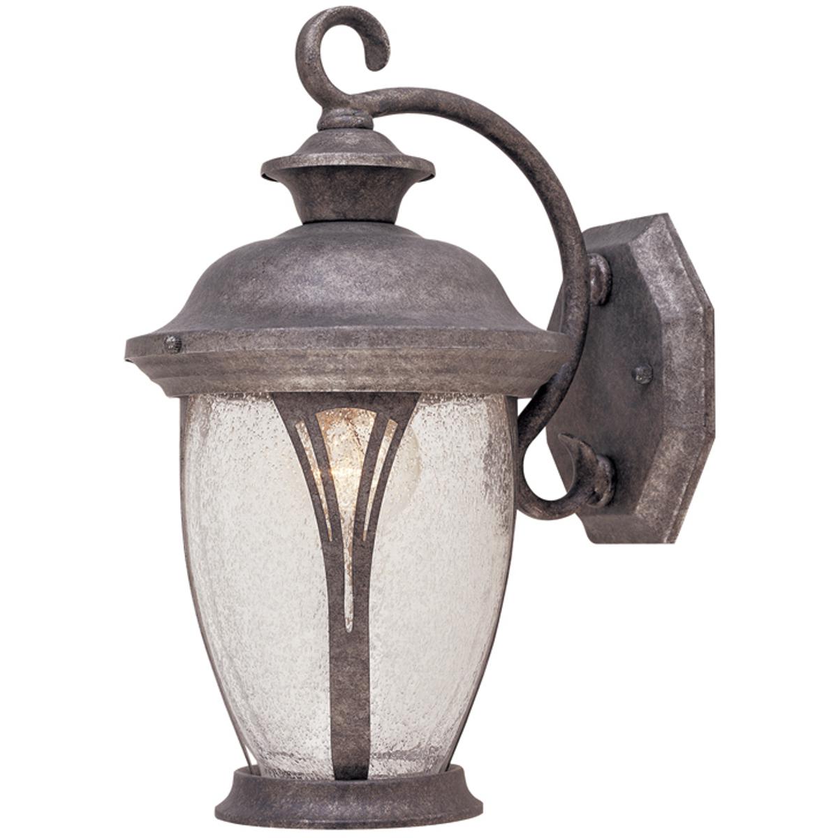 Designers Fountain 30511-RS Westchester 1 Light 12.75 inch Rustic Silver Outdoor Wall Lantern in Seedy