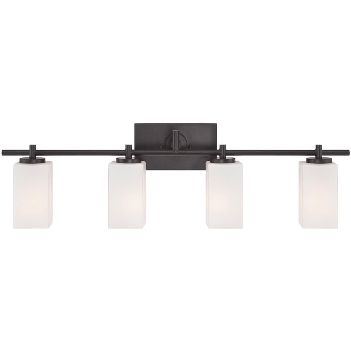 Designers Fountain 6734-BBR Dakota 4 Light 32 inch Biscayne Bronze Bath Bar Wall Light