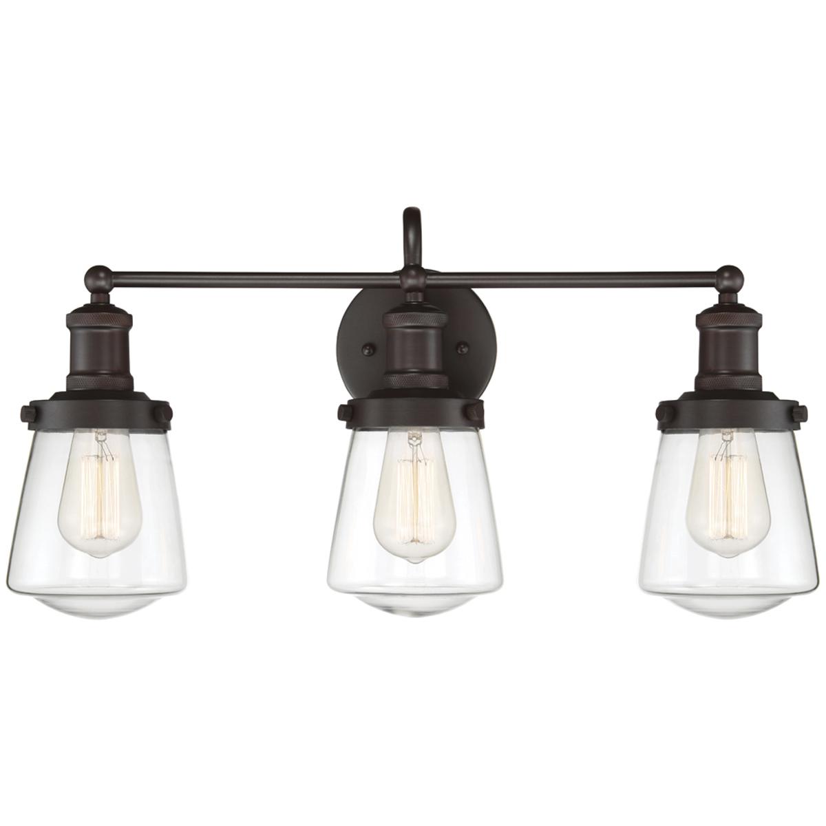 Designers Fountain 69503-SB Taylor 3 Light 22.75 inch Satin Bronze Bath Light Wall Light