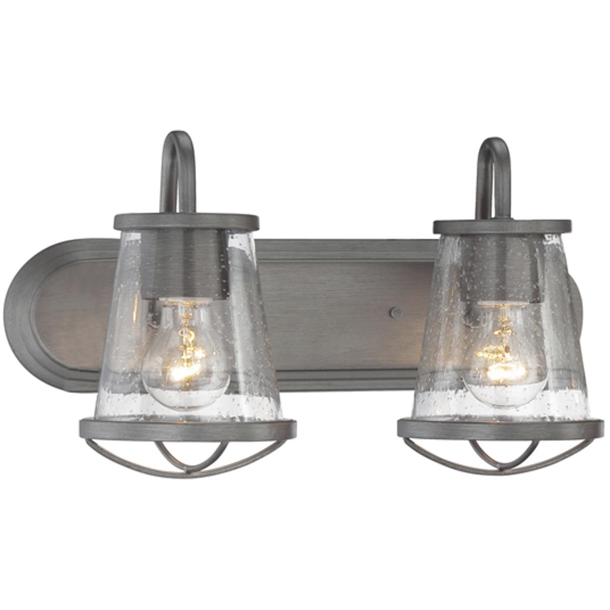 Designers Fountain 87002-WI Darby 2 Light 18 inch Weathered Iron Bath Bar Wall Light