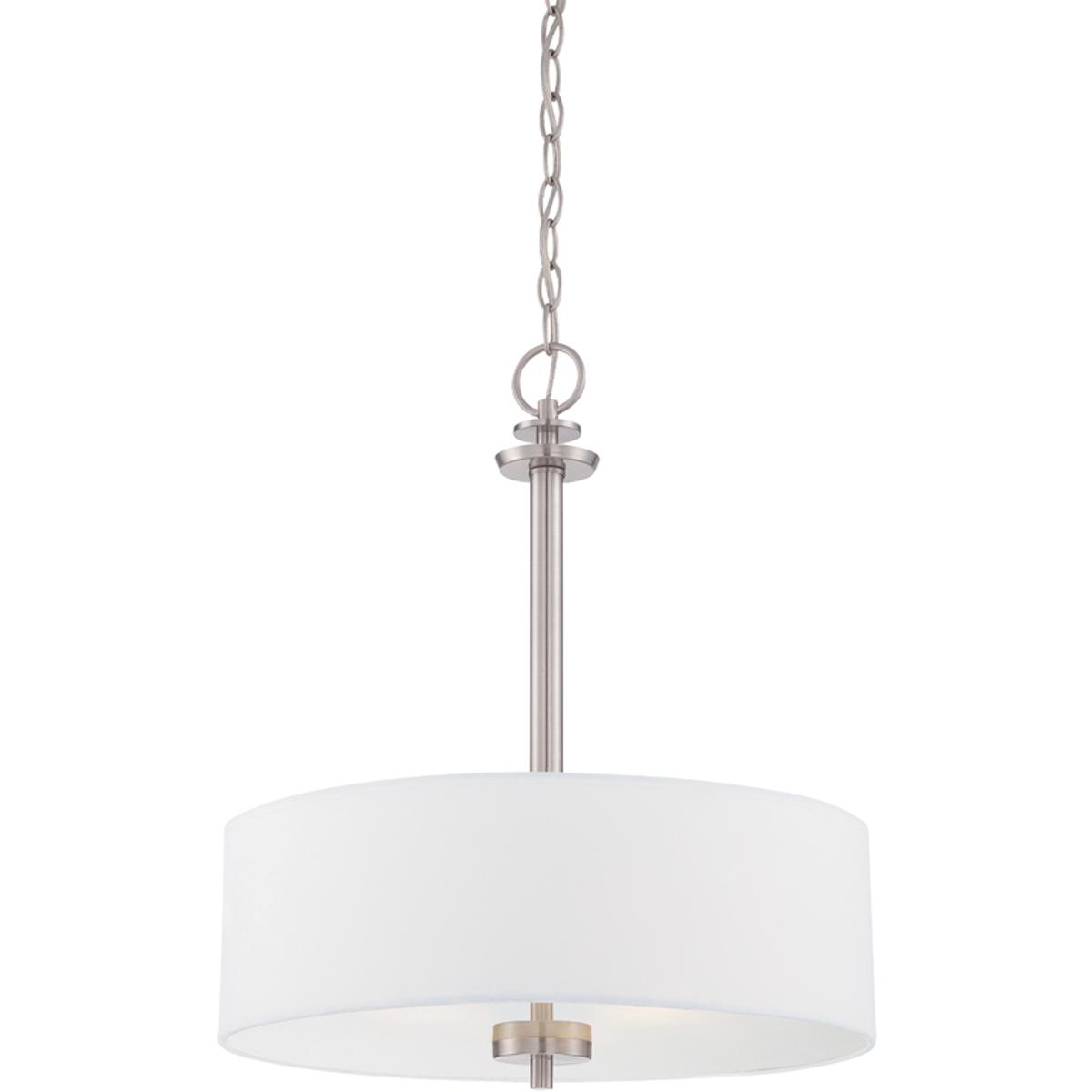 Designers Fountain 87231-SP Harlowe 3 Light 18.25 inch Satin Platinum Pendant Ceiling Light