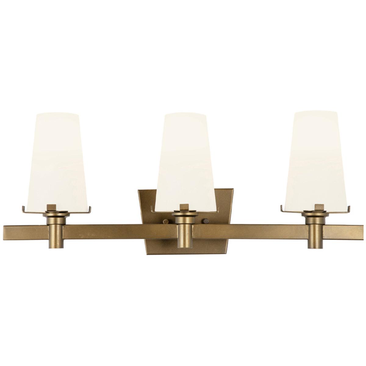 Designers Fountain 87903-VTG Hyde Park 3 Light 24 inch Vintage Gold Bath Bar Wall Light