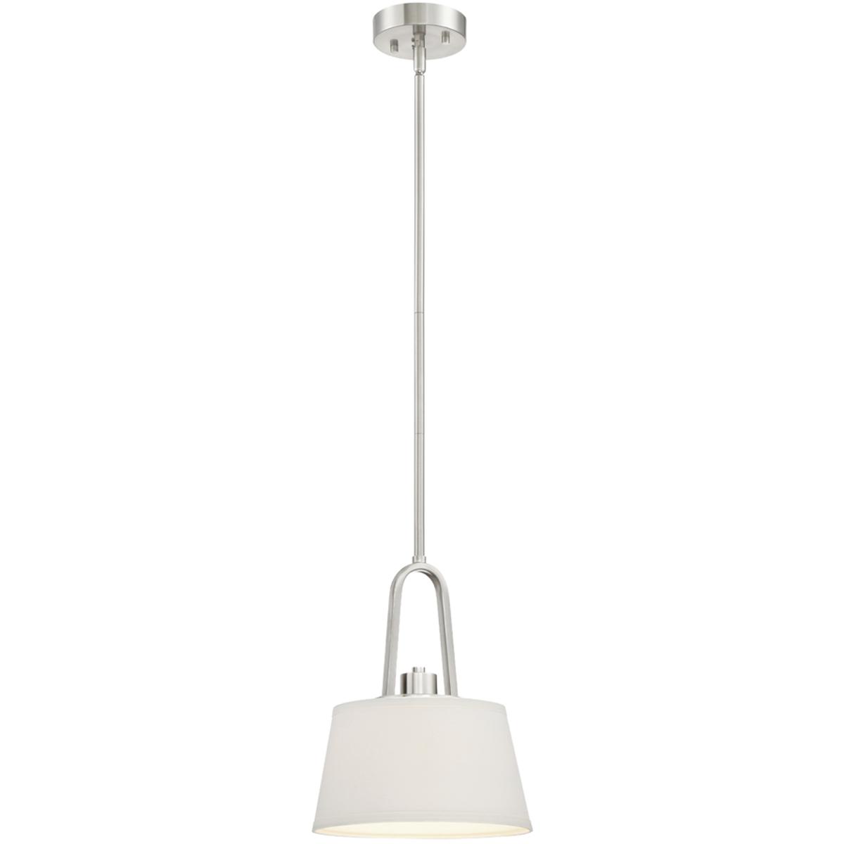 Designers Fountain 88530-SP Studio 1 Light 9.75 inch Satin Platinum Mini Pendant Ceiling Light