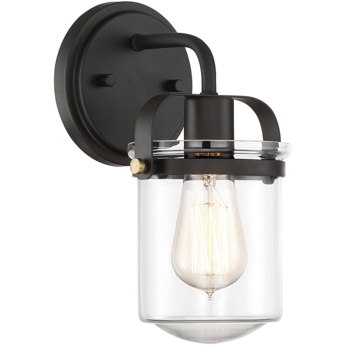 Designers Fountain 90601-ORB Jaxon 1 Light 6 inch Oil Rubbed Bronze Wall Sconce Wall Light