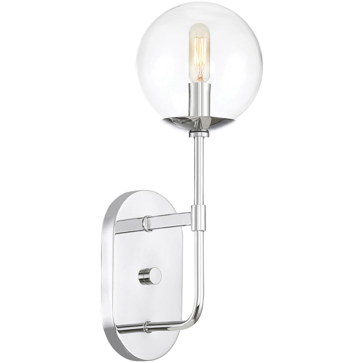 Designers Fountain 92001-CH Welton 1 Light 6 inch Chrome Wall Sconce Wall Light