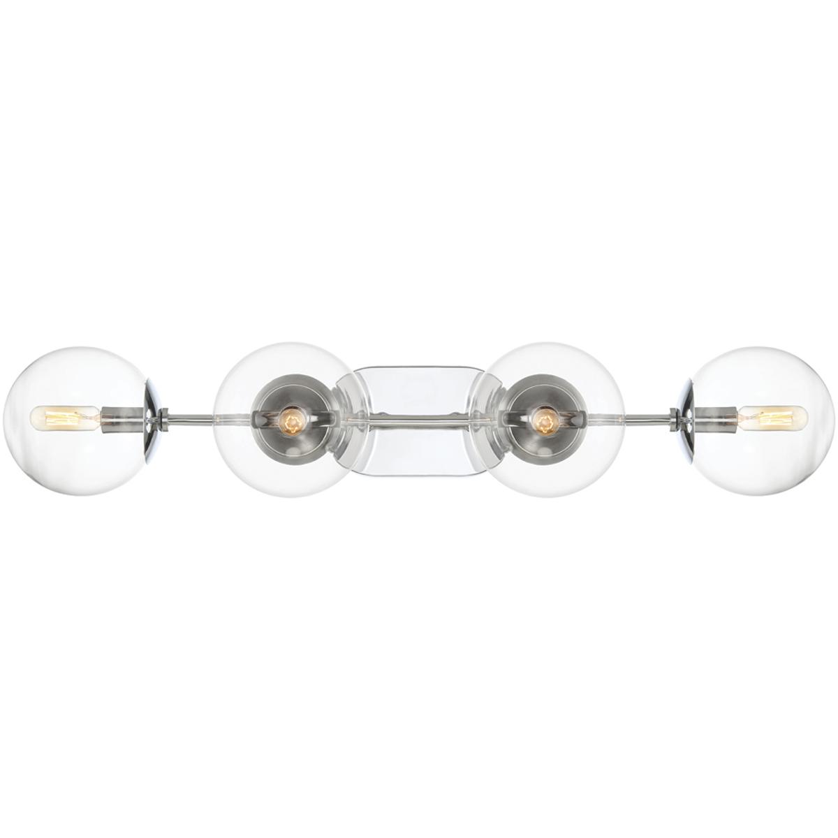 Designers Fountain 92004-CH Welton 4 Light 32 inch Chrome Bath Light Wall Light